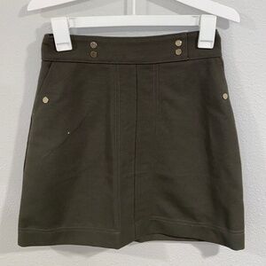 H&M Dark Olive Skirt